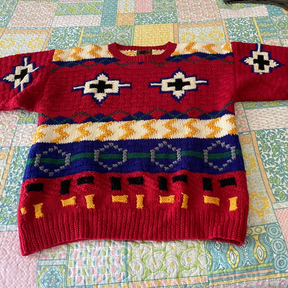 Boston Traders Vintage Limited Edition Wool Sweater Mens Medium/ A… - Picture 2 of 15